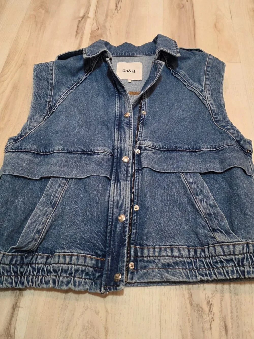 ba&sh denim vest - Picture 1 of 10